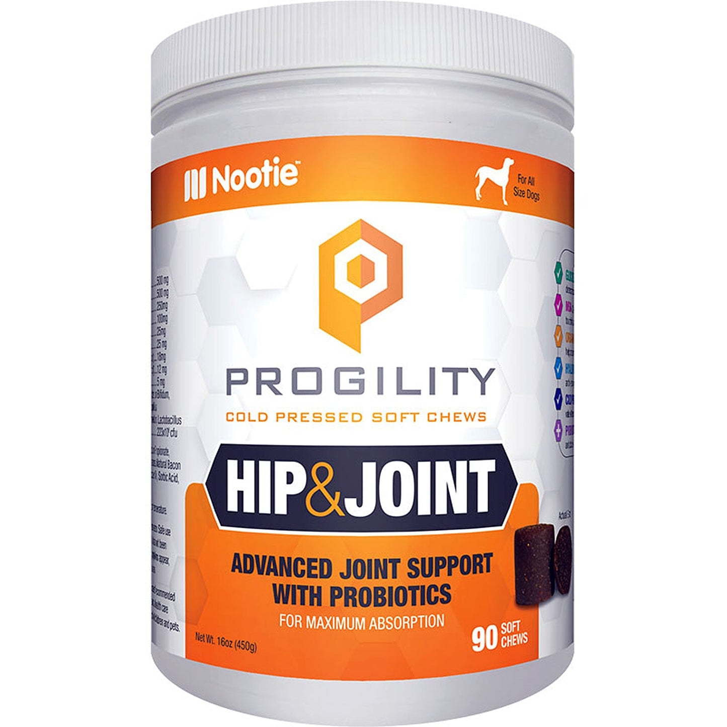 Nootie Dog Progility Max Hip And Joint Turmeric 90 Count