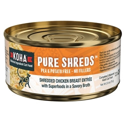 Koha Cat Grain Free Shredded Chicken 2.8oz.(Case of 24)