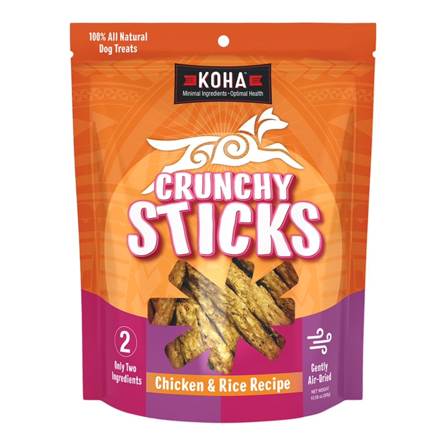 Koha Dog Crunchy Sticks Beef 10.58oz.