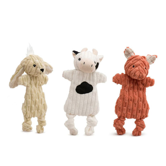 Hugglehounds Dog Huggleflatties Barnyard Assortment Small 3 Pack 11 Inch