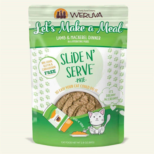 Weruva Cat Pates Lets Make a Meal Lamb and Mackerel Dinner 2.8oz. (Case of 12)