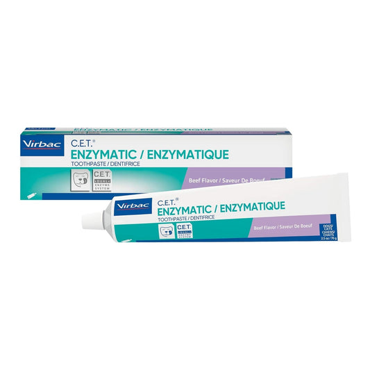 C.E.T. Enzymatic Toothpaste For Dogs & Cats Beef 2.5oz. - 70 grams