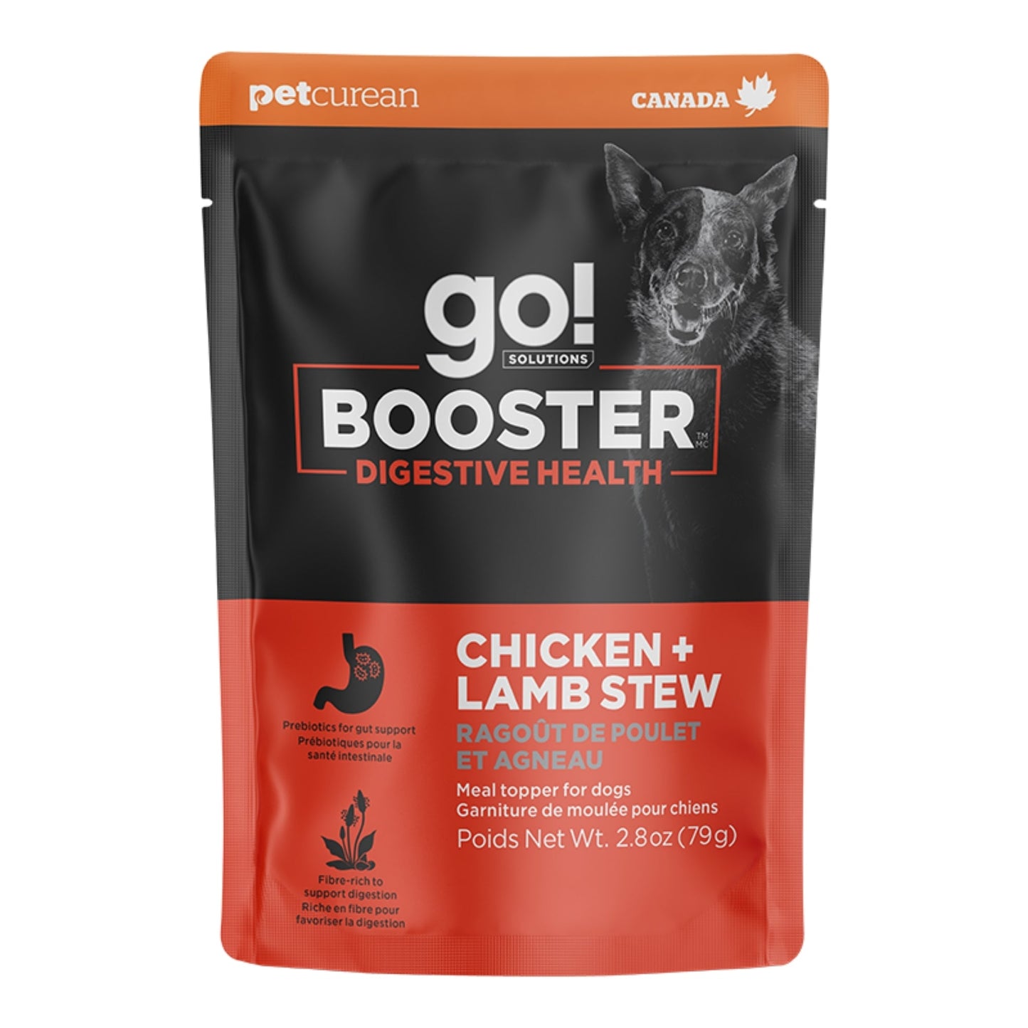 Go! Dog Booster Digestive Health Stew Chicken & Lamb 2.8oz. (Case of 24)