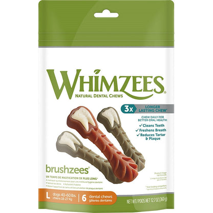 Whimzees Brushzees Large 12.7 oz. Bag