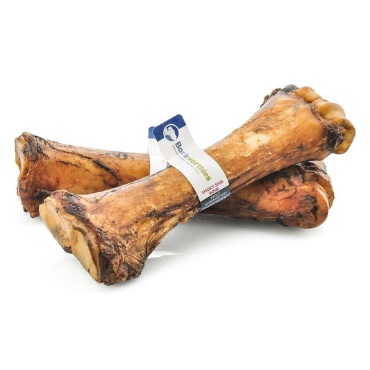 Barkworthies Smoky Shin Bone 1ea/SM, 15 ct