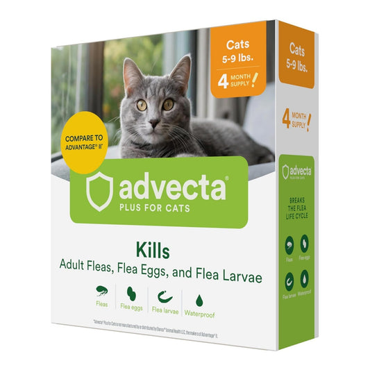 Advecta Ultra Plus For Cats 5-9 Lb-4 Pk