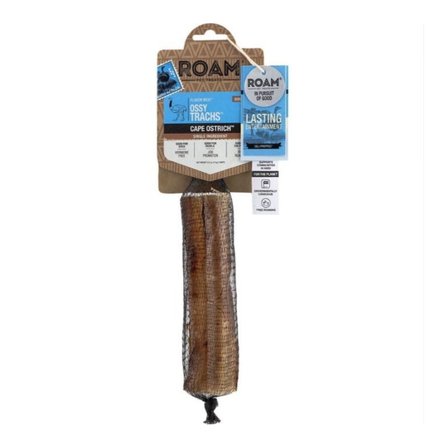 Roam Flavor Rich Ossy Trachs Ostrich 6-7 In-2 Pk