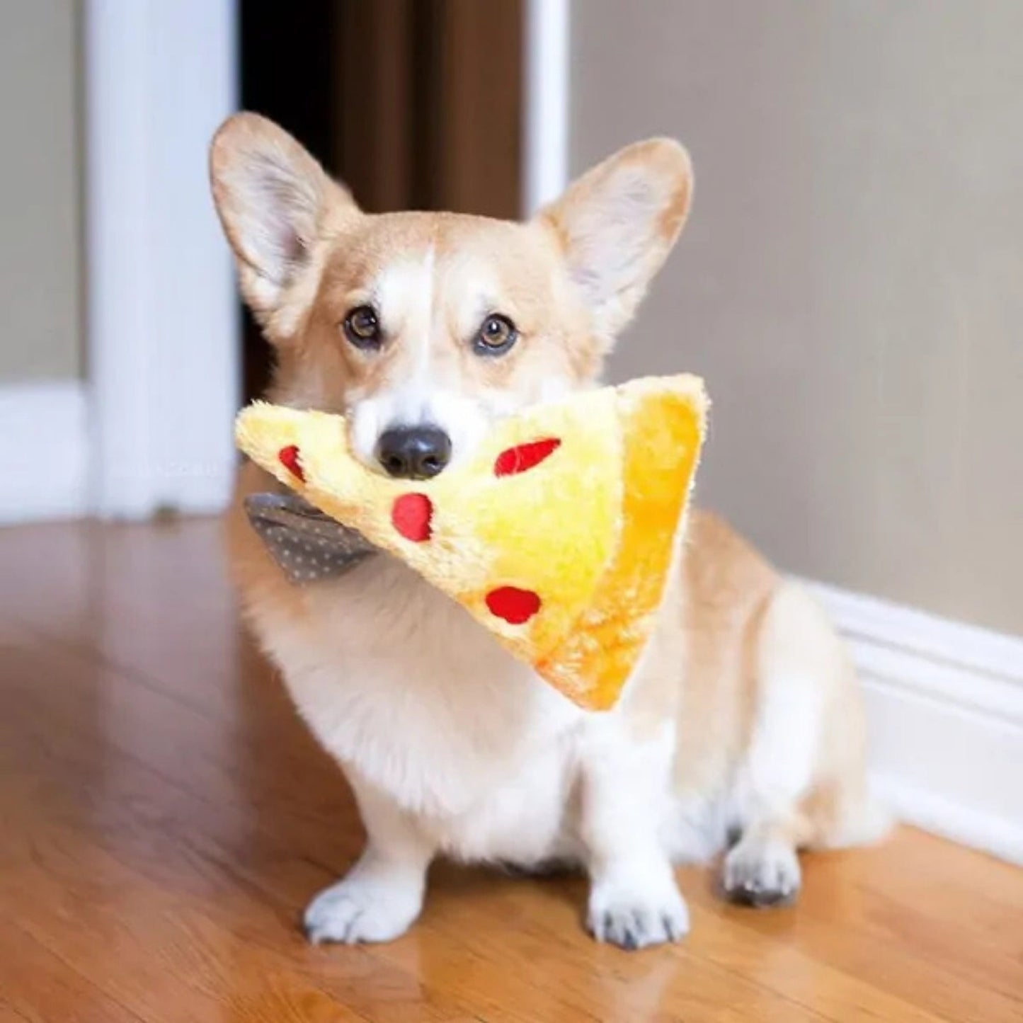 Zippypaws Nomnomz Pizza Yellow/Red Medium