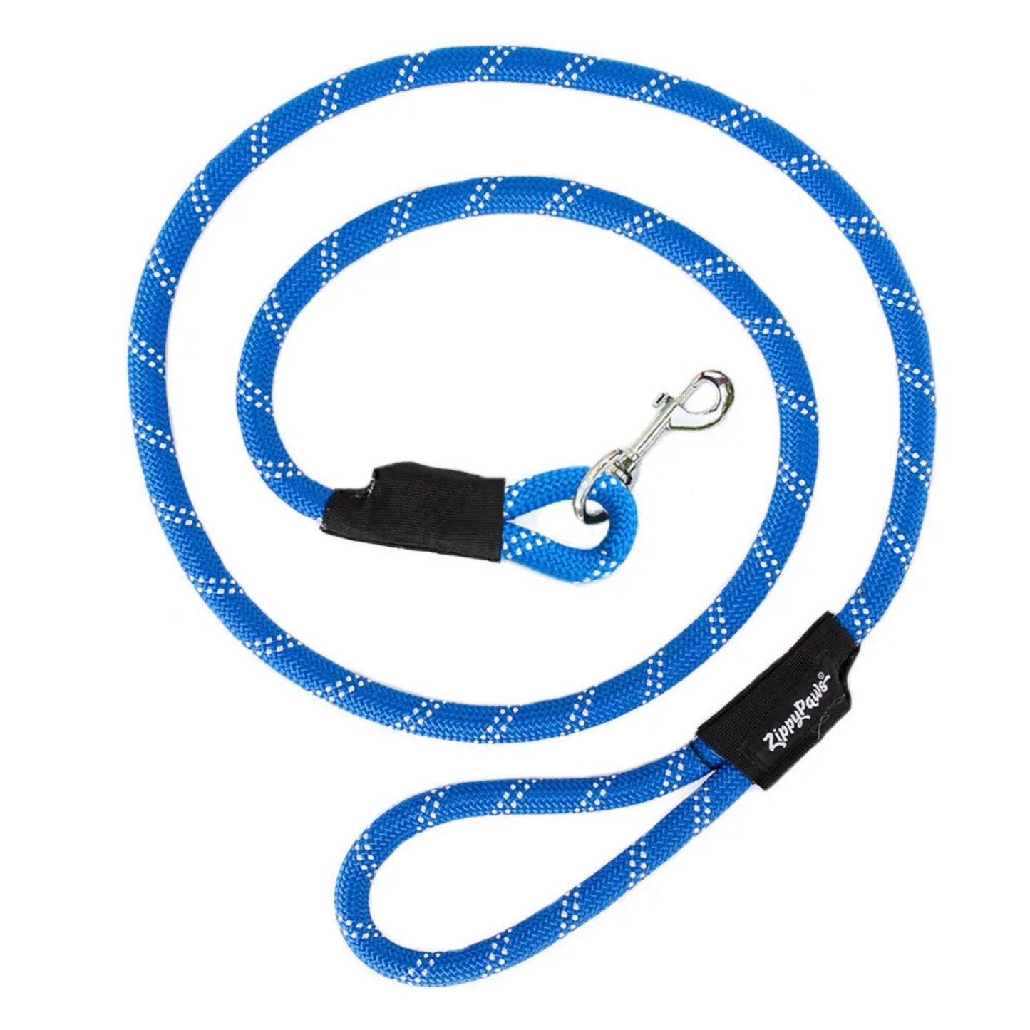 Zippypaws Climbers' Rope Leash Blue 6ft.