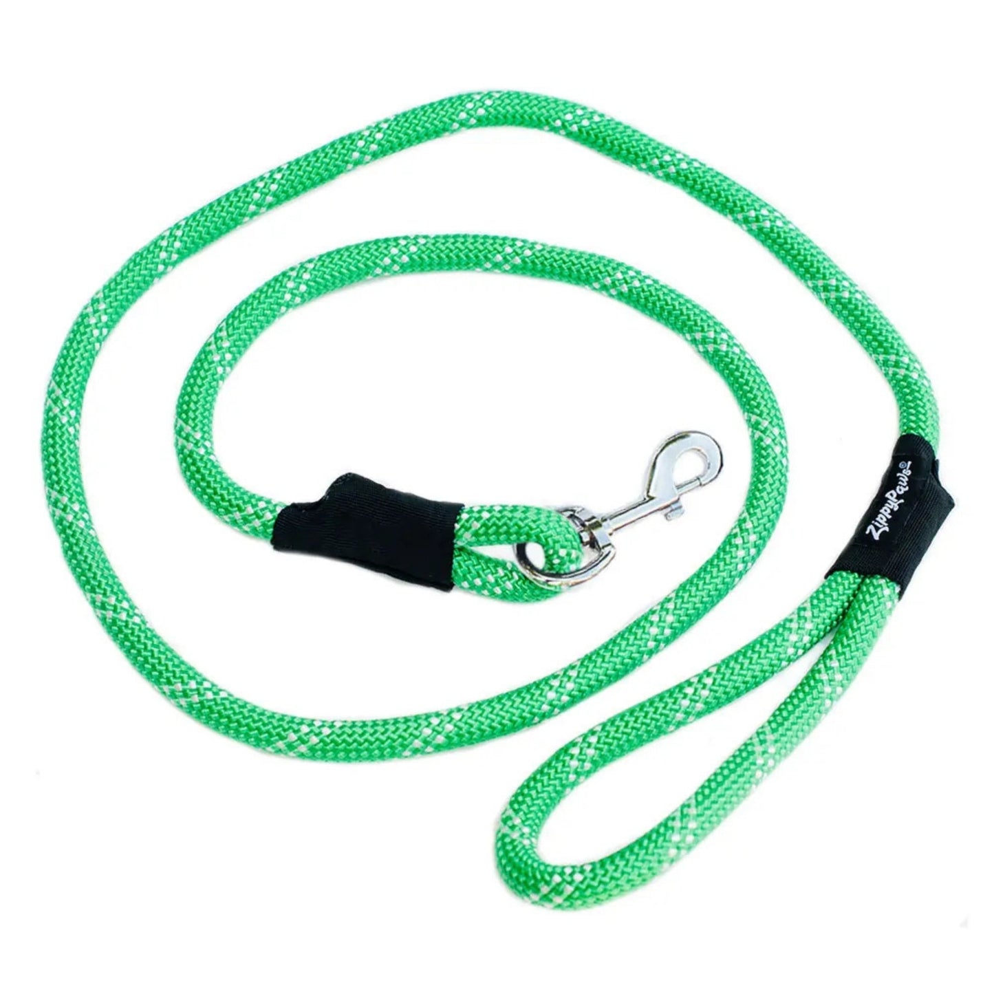 Zippypaws Climbers' Rope Leash Green 6ft.