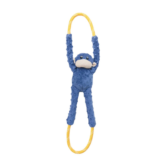 Zippypaws Ropetugz Monkey Blue Large