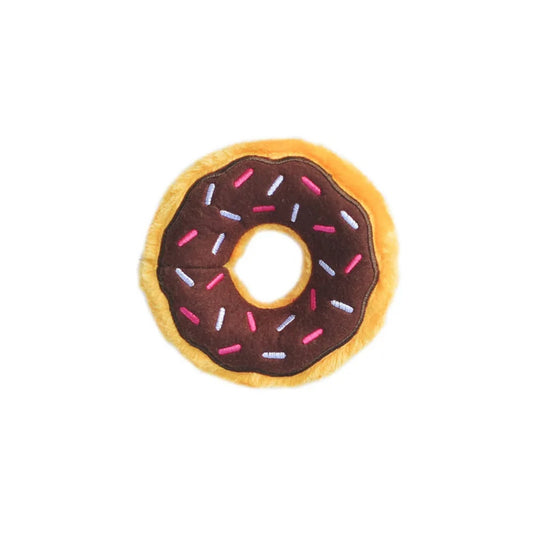 Zippypaws Mini Donut Chocolate Brown Small