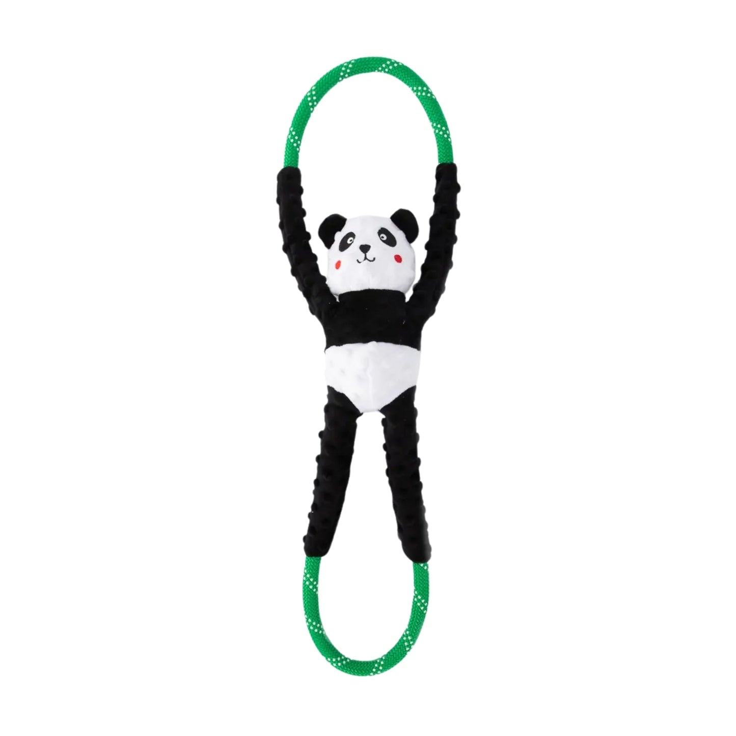 Zippypaws Ropetugz Panda Black/White Large