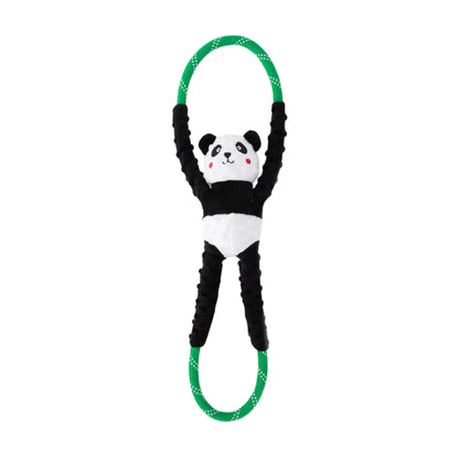 Zippypaws Ropetugz Panda Black/White Large