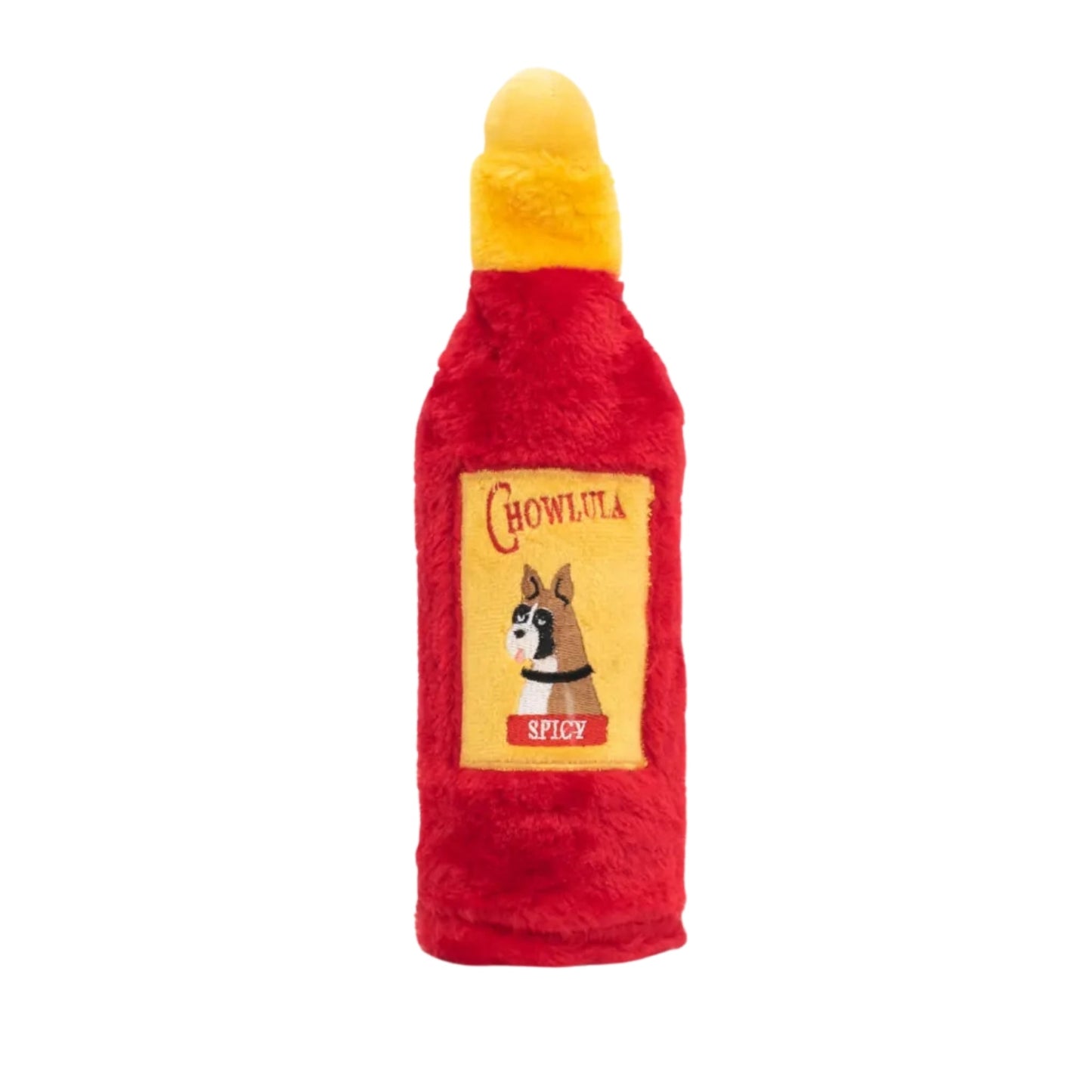 Zippypaws Crusherz Hot Sauce Chowlula Red Medium