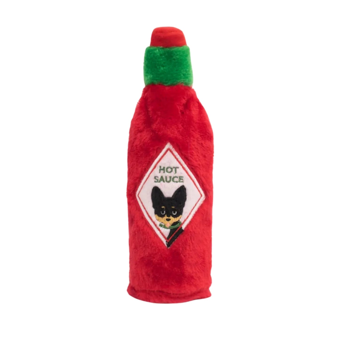 Zippypaws Crusherz Hot Sauce Pupbasco Red  Medium