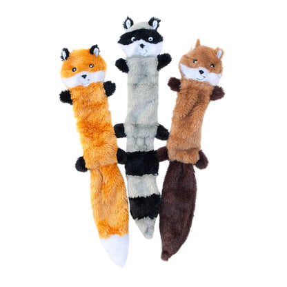 Zippypaws Skinny Peltz Forest Mix Assorted Large - 3 Pk