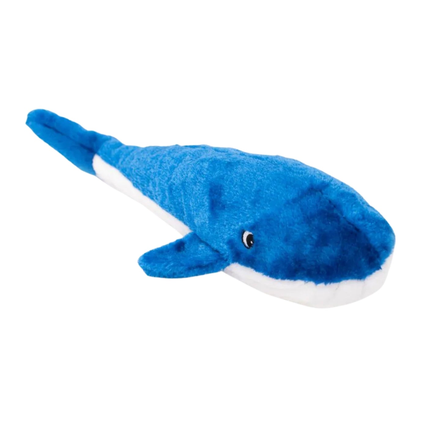 Zippypaws Jigglerz Whale Blue Large