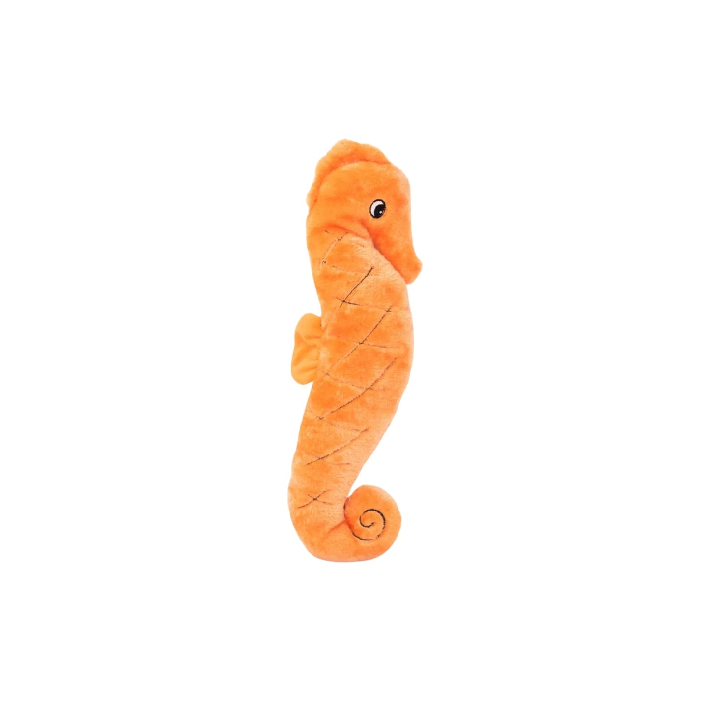 Zippypaws Jigglerz Seahorse Orange Large