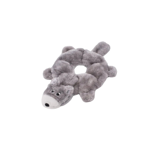 Zippypaws Loopy Wolf Gray Medium