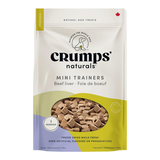 Crumps 4.4Oz Mini Trainers Freeze Dried Beef Liver