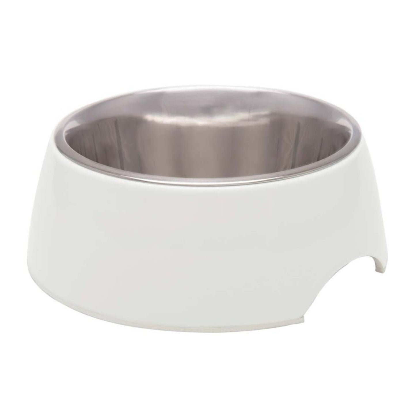 Loving Pets Retro Bowl White 1ea/MD