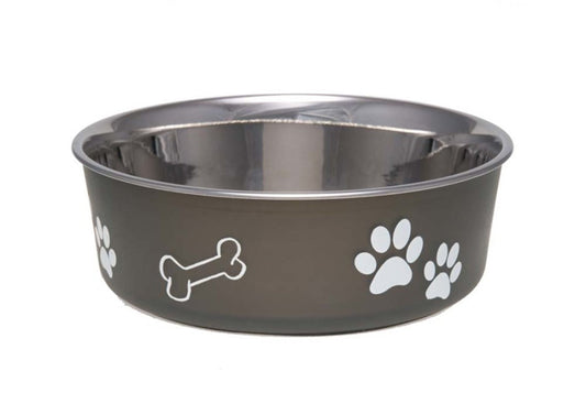 Loving Pets Classic Dog Bowl Espresso 1ea/MD