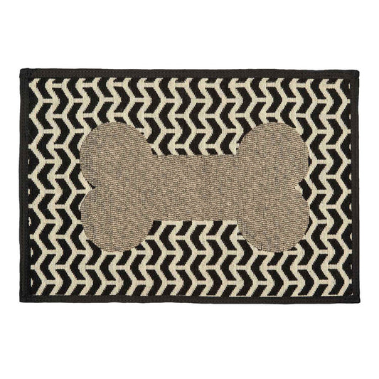 Loving Pets Bella Fashion Mats Geometric Bone Brown 1ea/One Size