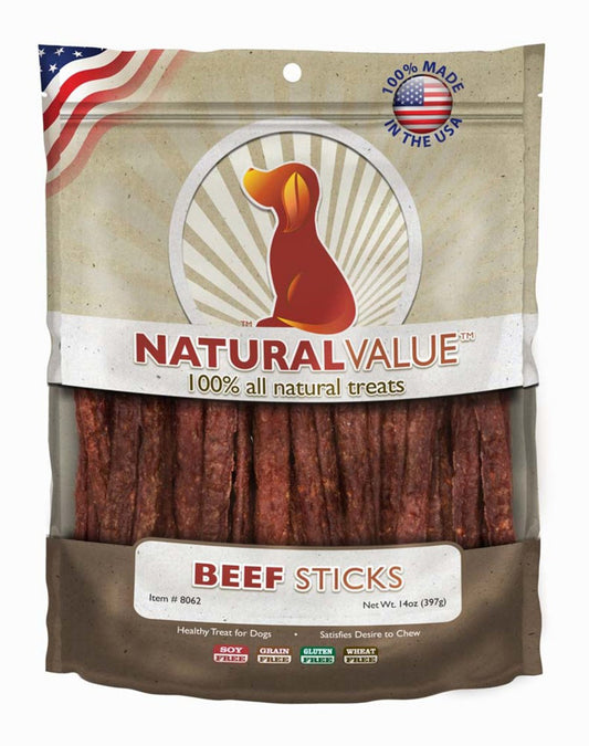 Loving Pets Natural Value Sticks Dog Treats Beef 1ea/14 oz