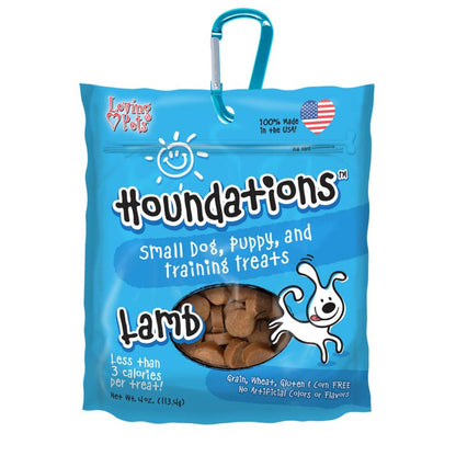 Loving Pets Houndations Small Dog & Puppy Training Treats Lamb 1ea/4 oz