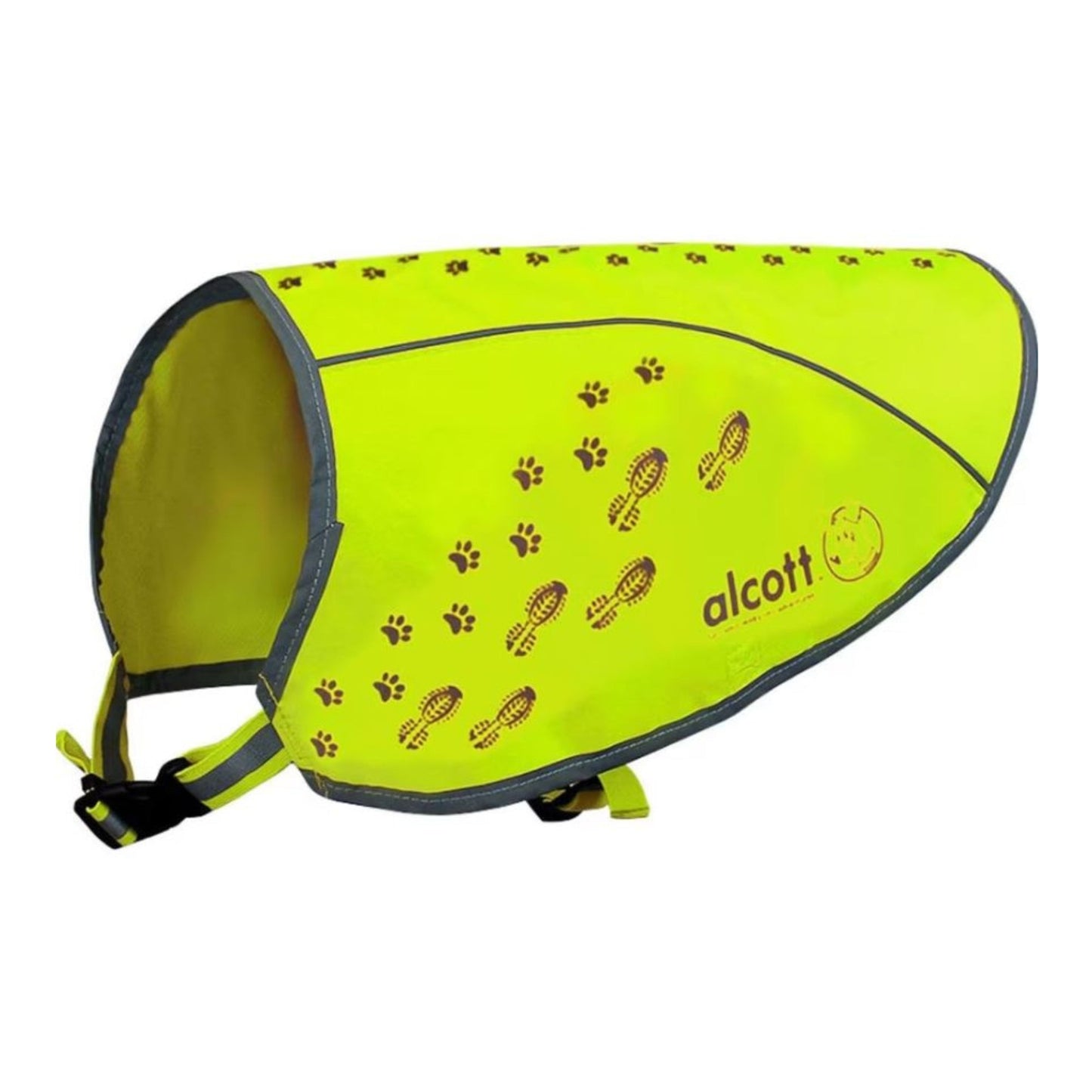 Alcott Visibility Dog Vest Yellow Medium