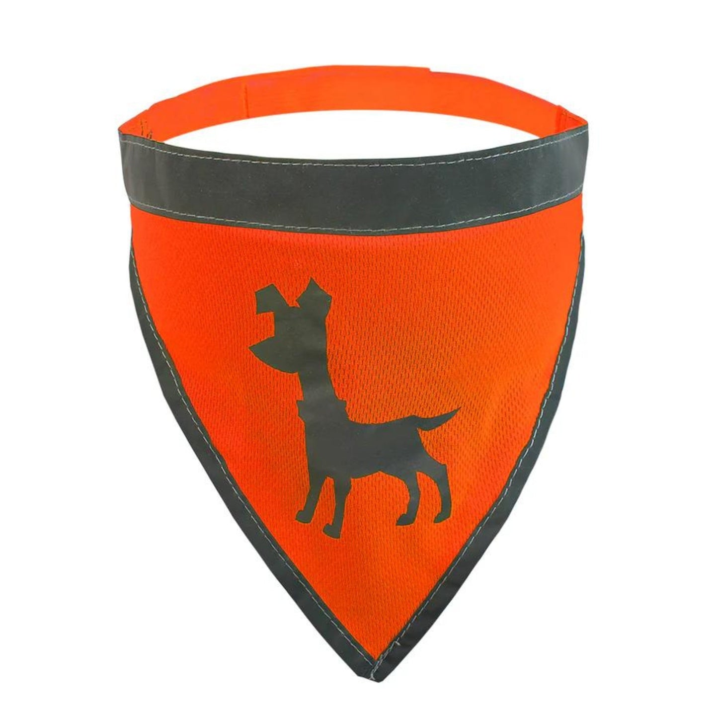 Visibility Dog Bandana Neon Orange Large