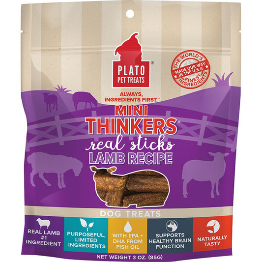 Plato Dog Mini Thinkers Lamb 3oz.