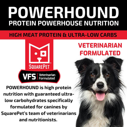 Square Pet VFS Powerhound Dog 22Lb Red Meat