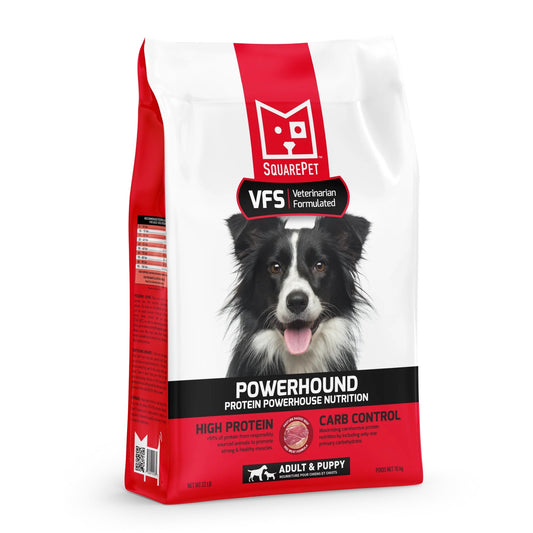 Square Pet VFS Powerhound Dog 22Lb Red Meat