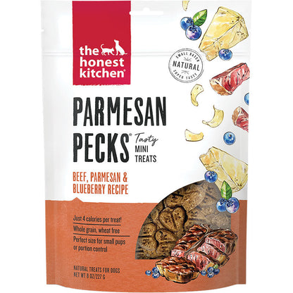 The Honest Kitchen Dog Parmesan Pecks Beef And Blueberry 8oz.