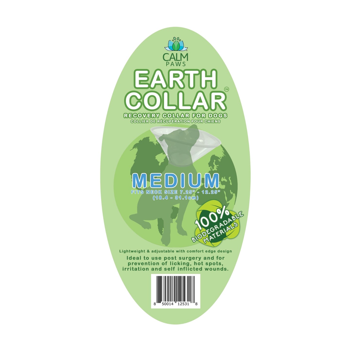 Earth Collar For Dog Recovery Medium 7.25-12.25in.