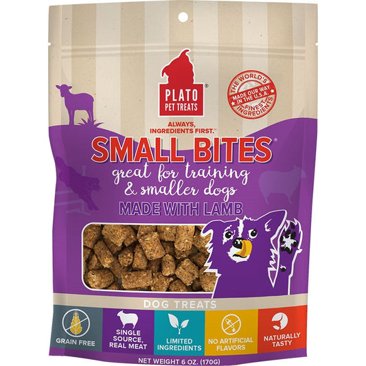 Plato Dog Small Bite Grain Free Lamb 6oz.