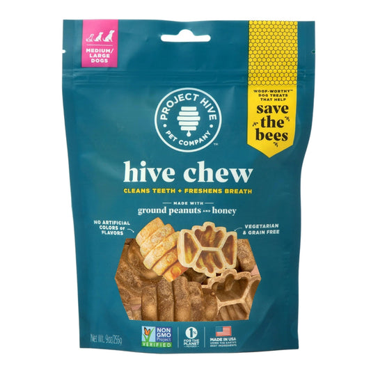 Project Hive Pet Company Hive Chew Treat Peanut Butter Large