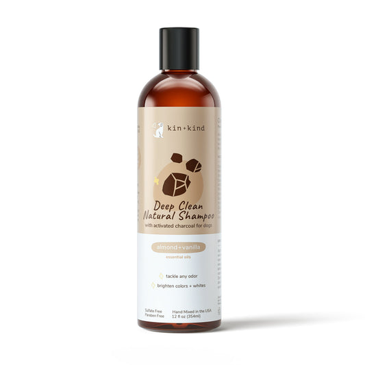 Kin+Kid Shampoo Deep Clean 12oz. Almond Vanilla