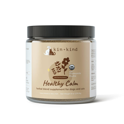 Kin+Kid Dog & Cat 4oz. Healthy Calm Supplement