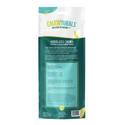 Gnawturals Hideless Chews Ribbed Bone Chicken XLarge