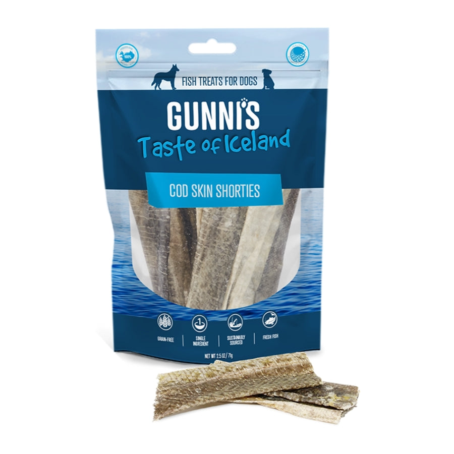 Gunnis Dog Cod Skins Shorties 2.5oz.