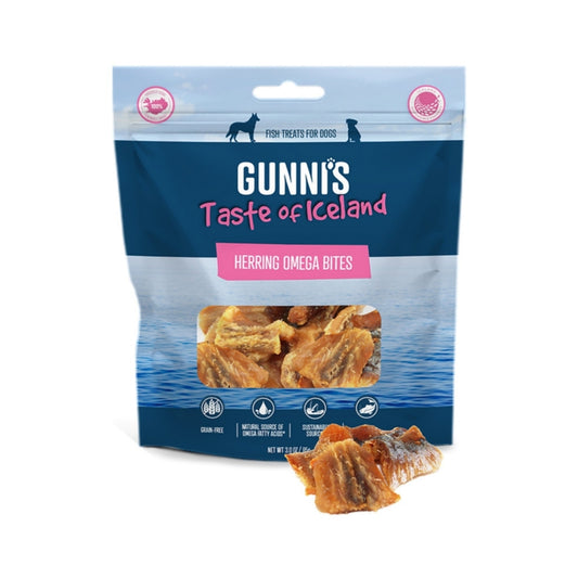 Gunnis Dog Meat Bites Herring 3oz.