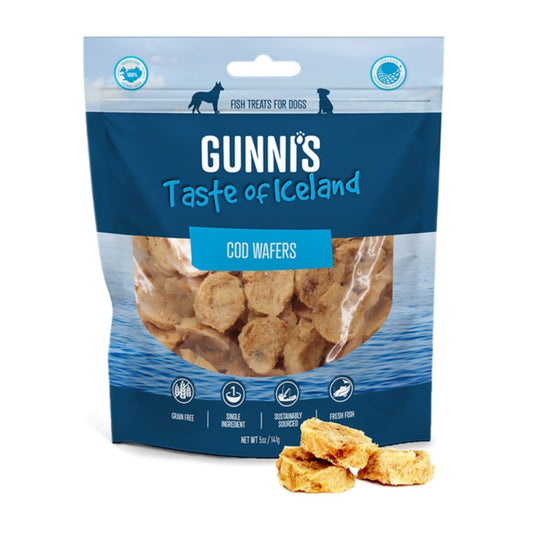 Gunnis Dog Wafer Salmon 5oz.