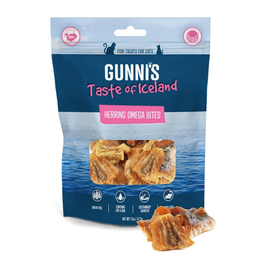 Gunnis Cat Meat Bite Herring 1.5oz.