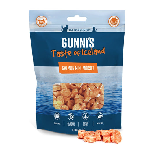 Gunnis Cat Mini Morsel Salmon 1.5oz.