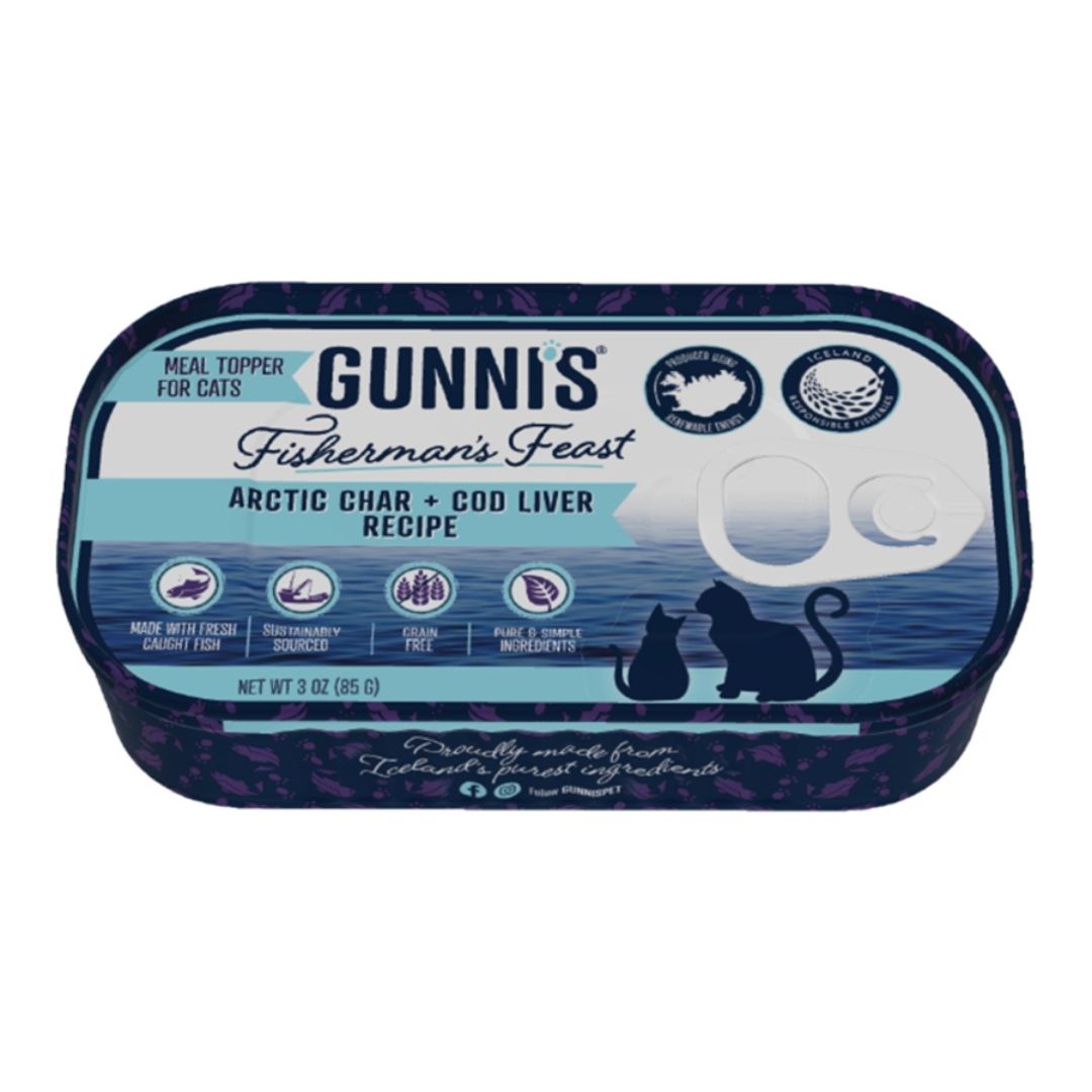 Gunni'S Cat Artic Char Cod Liver 3Oz 17 Pack