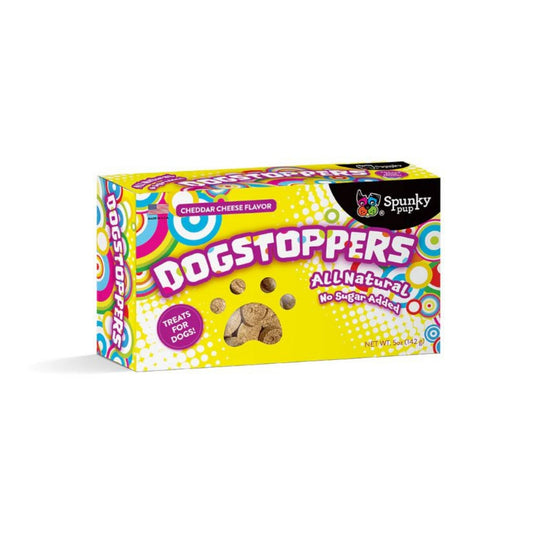 Spunkypup Dogstoppers Crunchy Biscuits For Dogs Cheese 5oz.