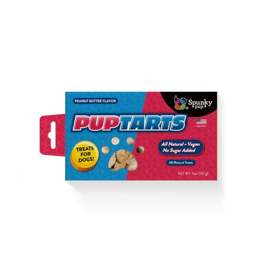 Spunkypup Puptarts Crunchy Biscuits For Dogs Peanut Butter 5oz.